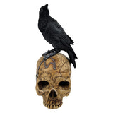 Salem Witch Skull w Raven